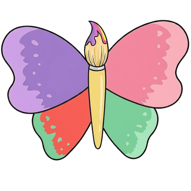 Fantasy Faces BY Sabrina butterfly logo